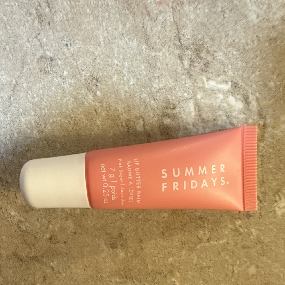 Summer Fridays Lip Butter Balm Pink Vegan Shea Butter Cruelty-Free 7g 0.25oz